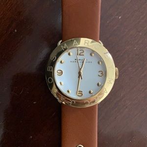 Marc by Marc Jabobs Leather Band Watch